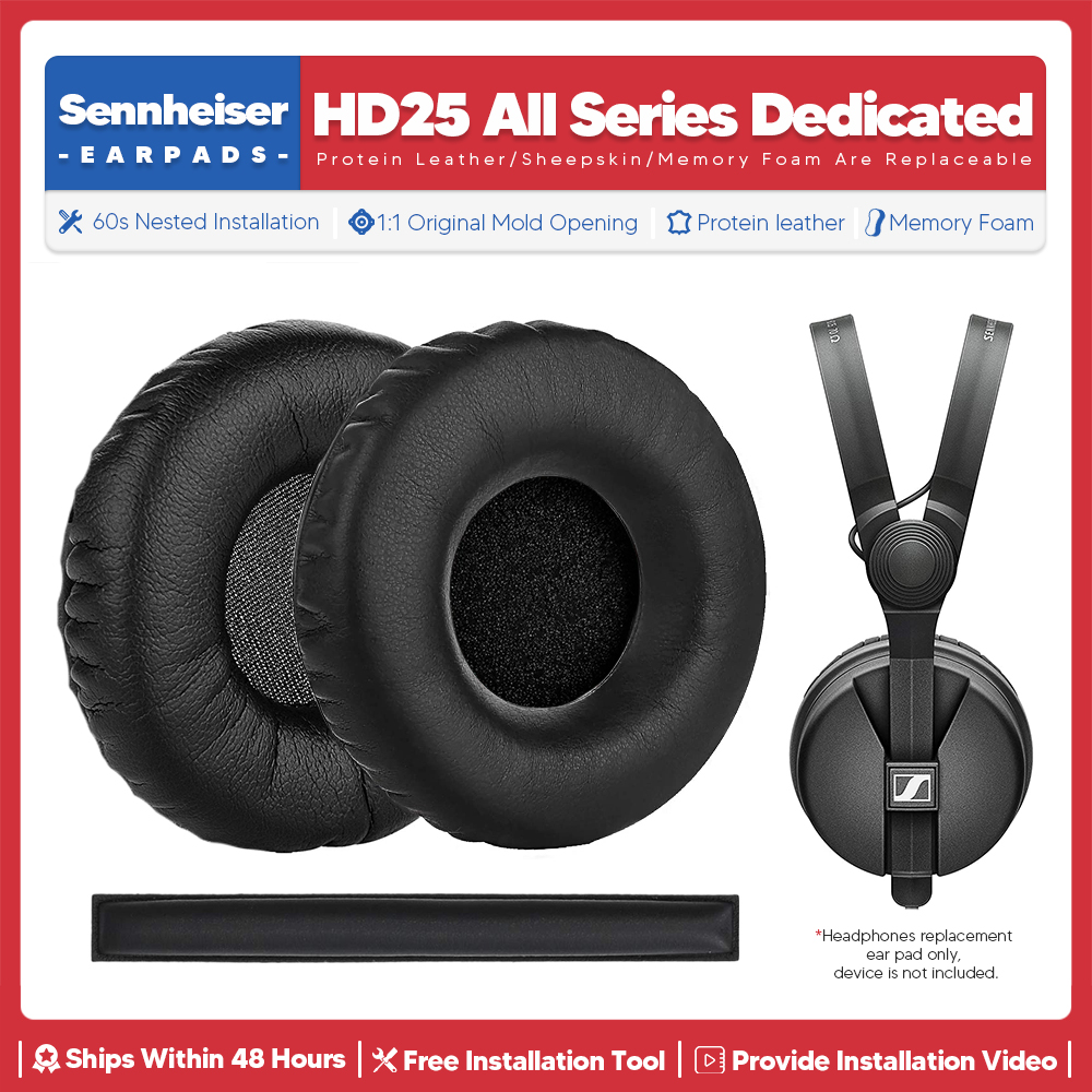 Sennheiser Headphone Hd 25 - Bantalan telinga pengganti untuk Sennheiser HD