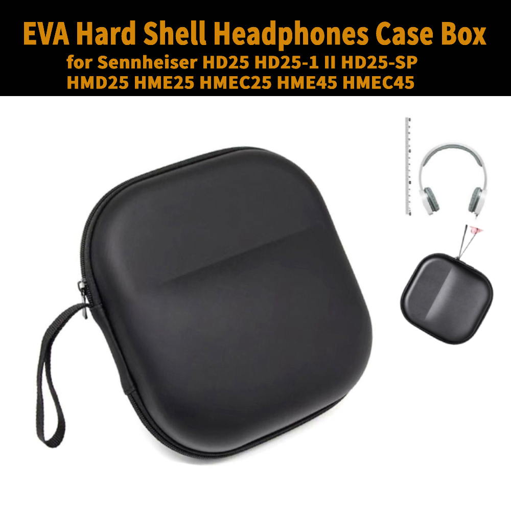 Sennheiser Headphone Hd 25 - Kotak Casing Headphone Cangkang Keras EVA