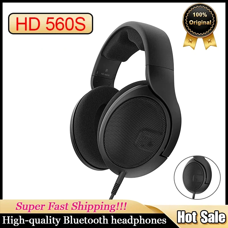 Sennheiser Headphone Hd 560S - Untuk Headphone Sennheiser HD560s Over-The-Ear asli,