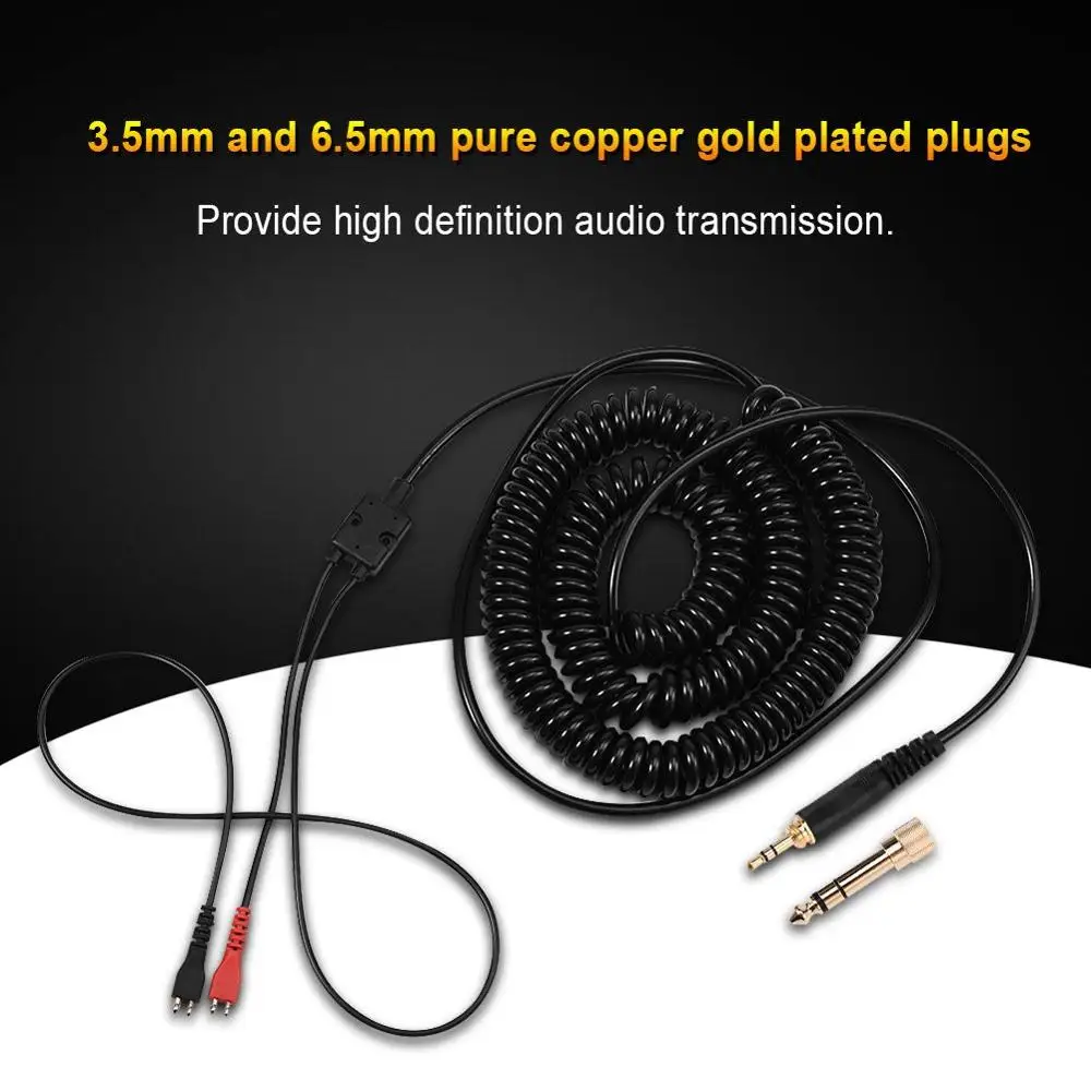 Kabel ekstensi gulungan pegas  - Sennheiser Headphone Hd 25 ulasan dan harga