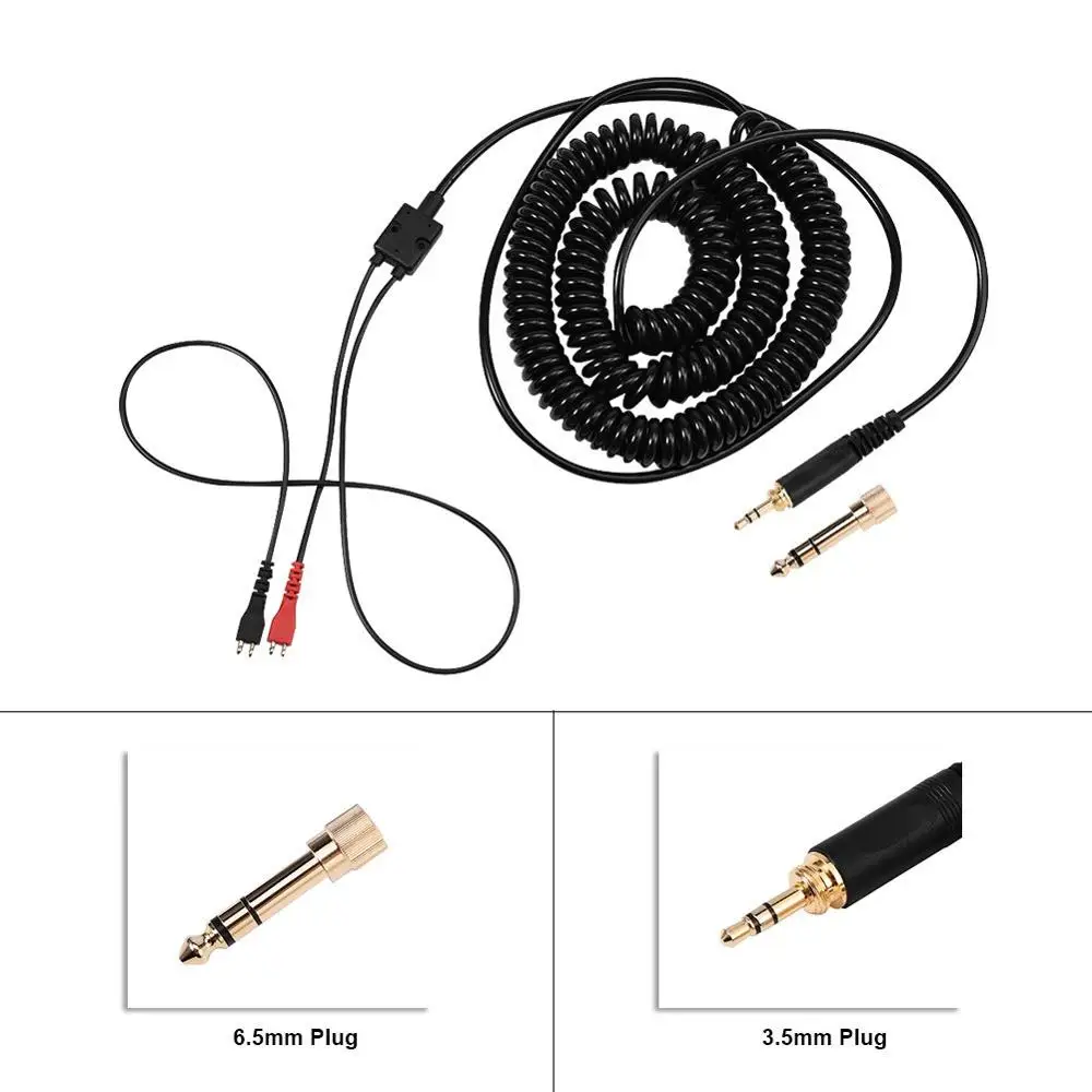 Kabel ekstensi gulungan pegas  - Sennheiser Headphone Hd 25 ulasan dan harga