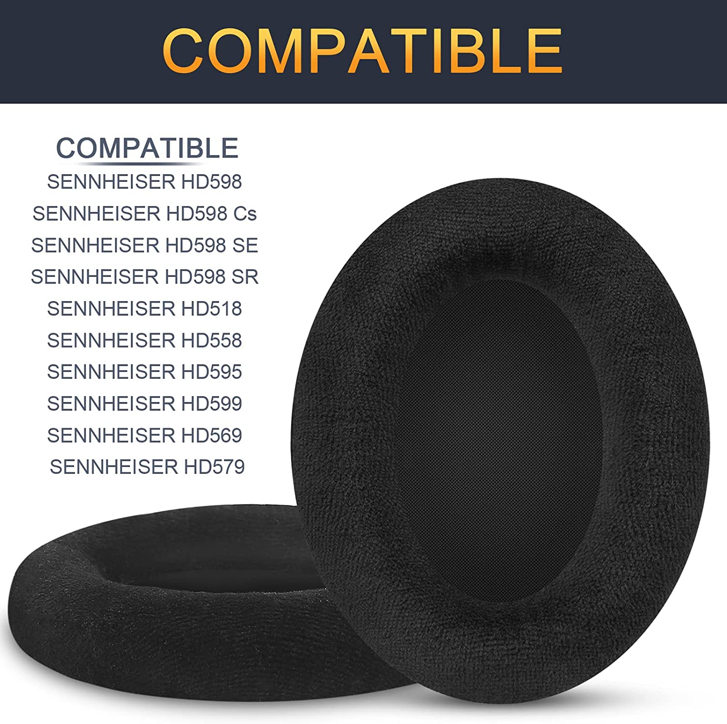 Bantalan Telinga HD598 untuk H - Sennheiser Headphone Hd 560S ulasan dan harga